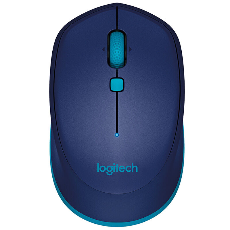 罗技（Logitech） M337蓝牙无线鼠标笔记本台式电脑办公mac鼠标 M337蓝色