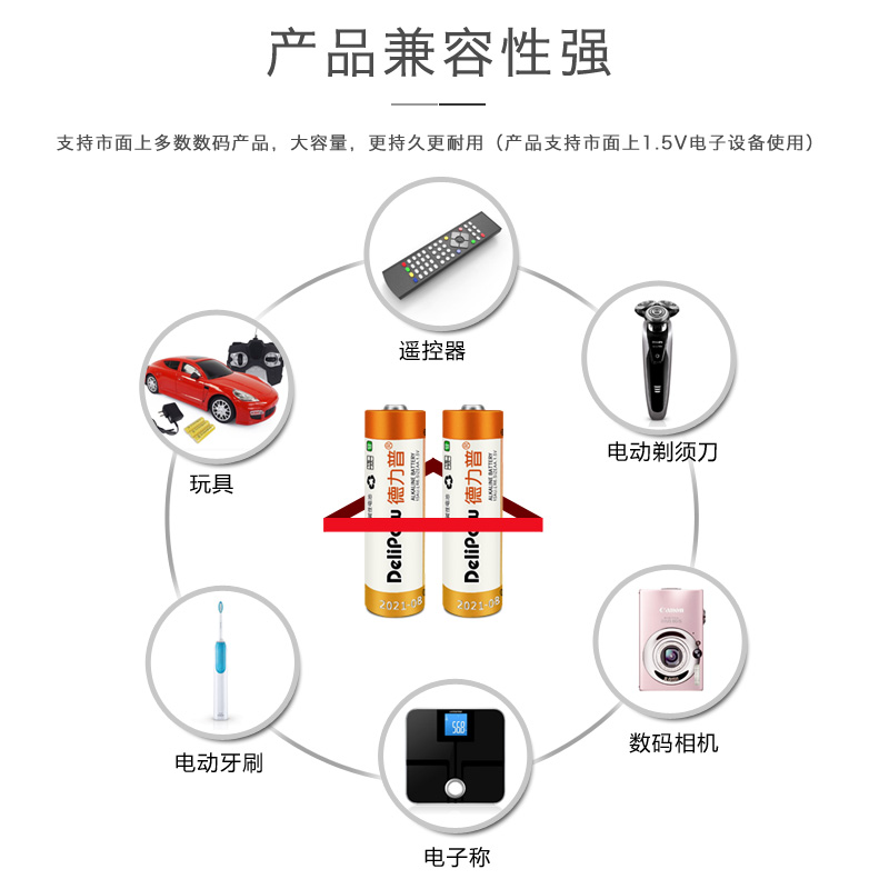 德力普电池5号碱性 20粒电池耐用吗？