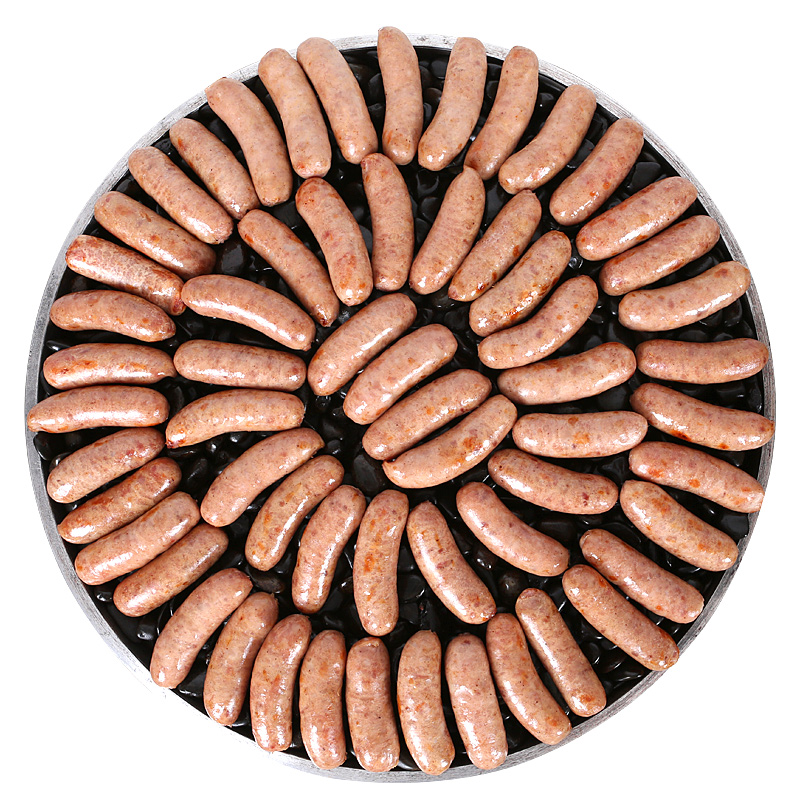 雄丰火山石烤肠地道肠原味 1500g*12热狗烧烤香肠烧烤肠批发