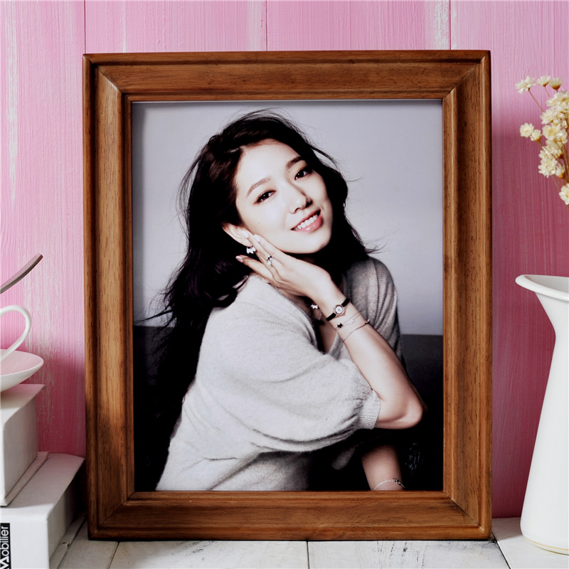 约美 实木相框挂墙洗照片做成相框挂墙儿童相片架像框证书框相框摆台