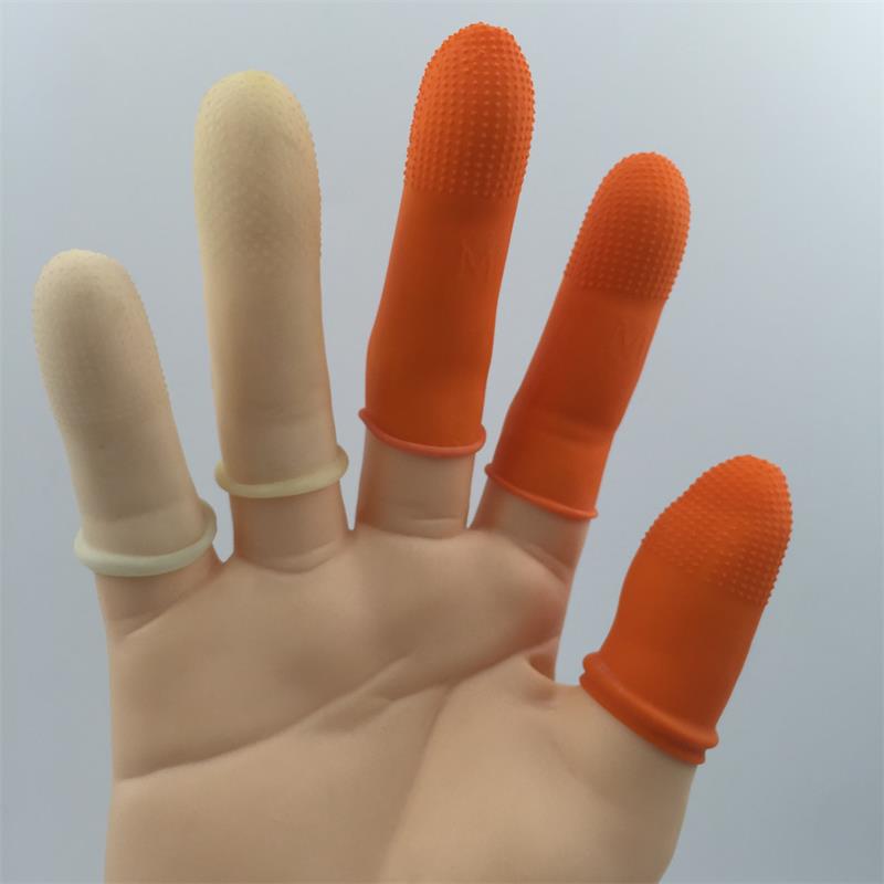 乳胶手指套 防滑点钞手指保护套 办公指套防滑点钞手指套 凸点乳胶半