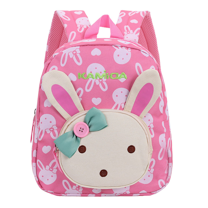 咔米嗒（KAMIDA）幼儿园书包男女1-3-5岁幼儿书包可爱儿童背包 粉色小号bag503