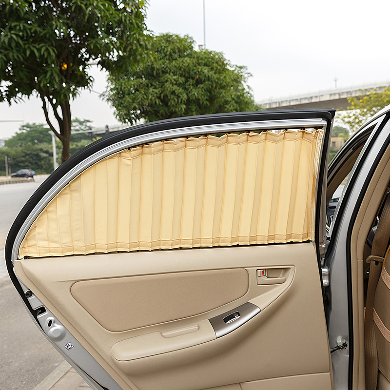 路泽仕 汽车窗帘遮阳帘 车窗遮阳防晒车载车用窗帘 铝合金轨道式百叶