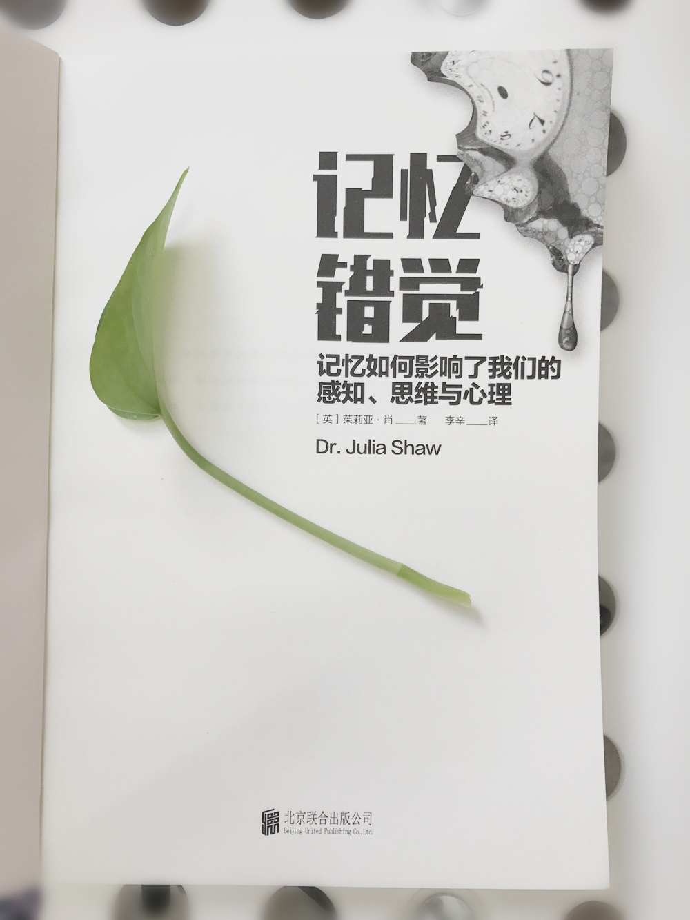 记忆错觉:记忆如何影响了我们的感知、思维与心理详情图