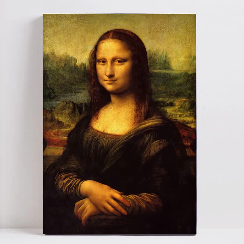 视觉星客厅装饰画玄关卧室床头壁画沙发背景墙挂画油画摆件蒙娜丽莎