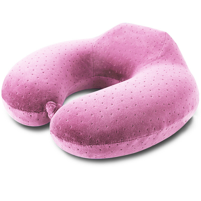 三秋u型枕记忆棉护颈枕 汽车靠枕 午睡午休枕 车用颈靠汽车头枕u形枕