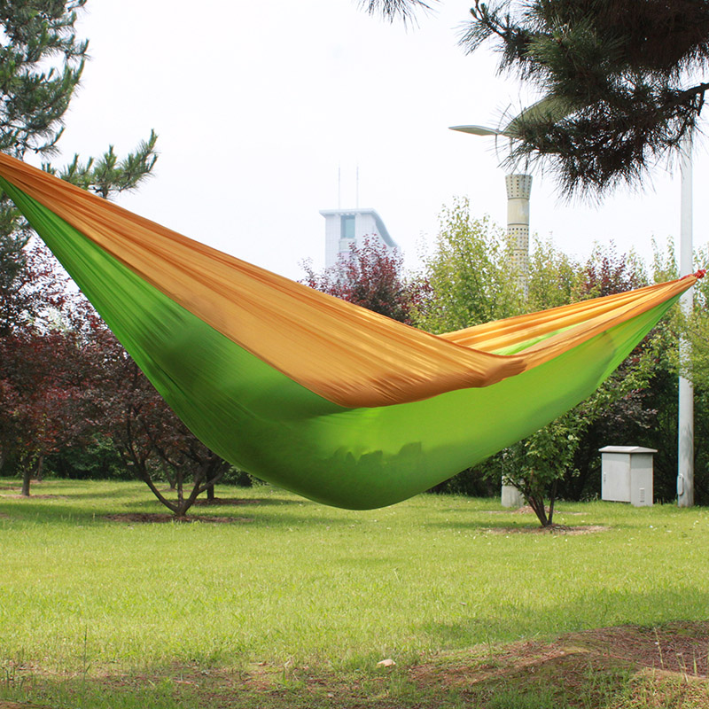 盛源  户外降落伞布吊床 轻便 野外露营休闲秋千有加粗绑绳 挂扣 双人