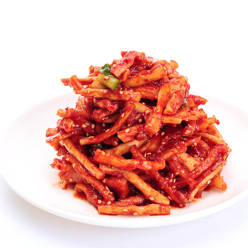三口一品 韩国泡菜 脆萝卜条泡菜  215g/盒