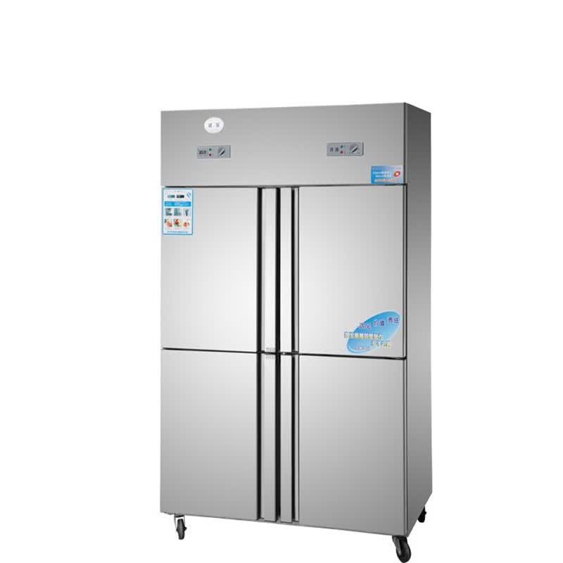 盛宝德宝四门冰箱商用双温四开门冰箱商用厨房立式冷藏冷冻冰柜大容量