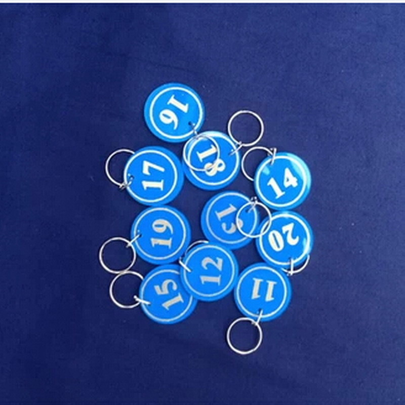 达之礼(dazhili)号码牌洗浴牌铝合金桑拿号码数字手牌寄存物牌洗浴手