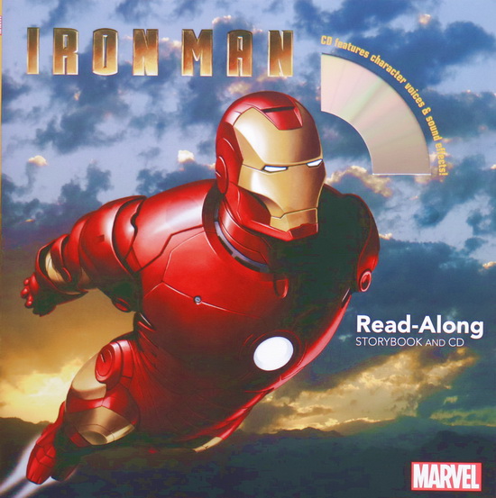 英文原版 Iron Man 漫威复仇者联盟钢铁侠 迪士尼有声独立阅读 附CD