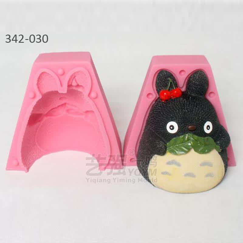 煜焙焙龙猫公仔立体硅胶蛋糕模具 牛油模具 火锅底料模型 翻糖硅胶