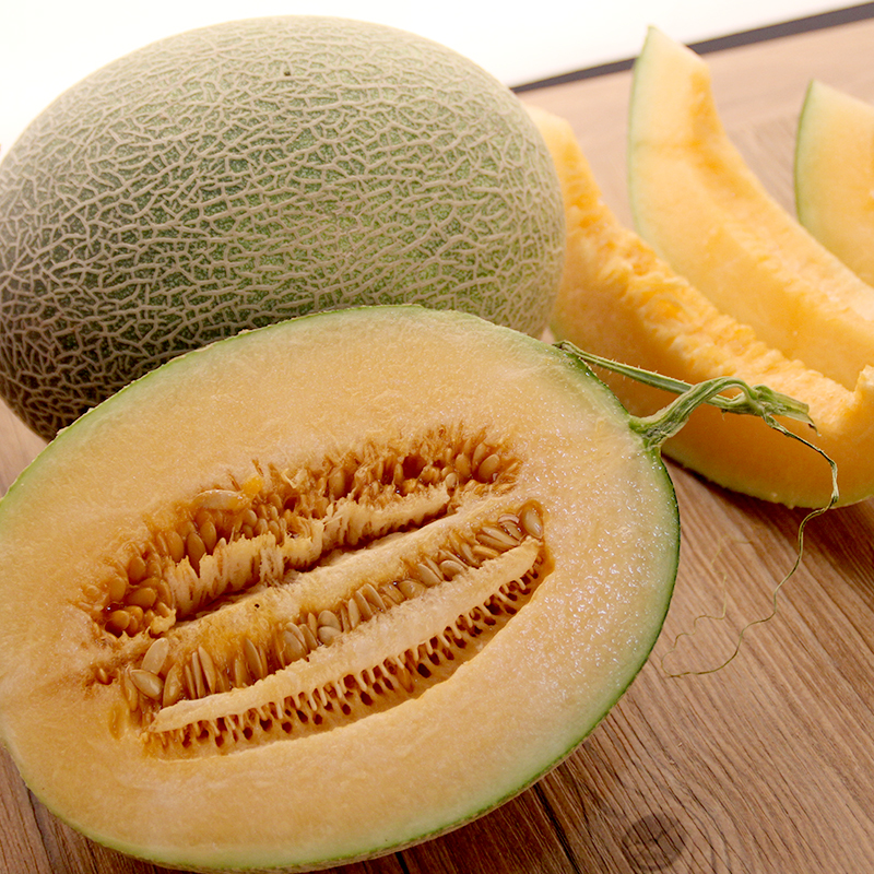 卡波蜜哈密瓜原箱 4粒装 总重约5-6kg 单果约1.25-1.