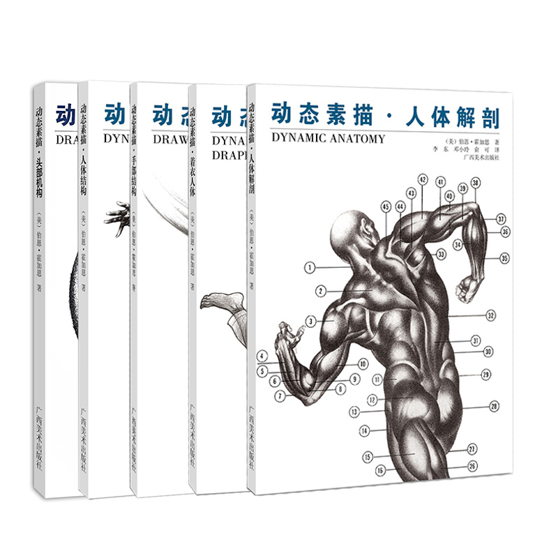 美国动态素描系列（套装全五册）