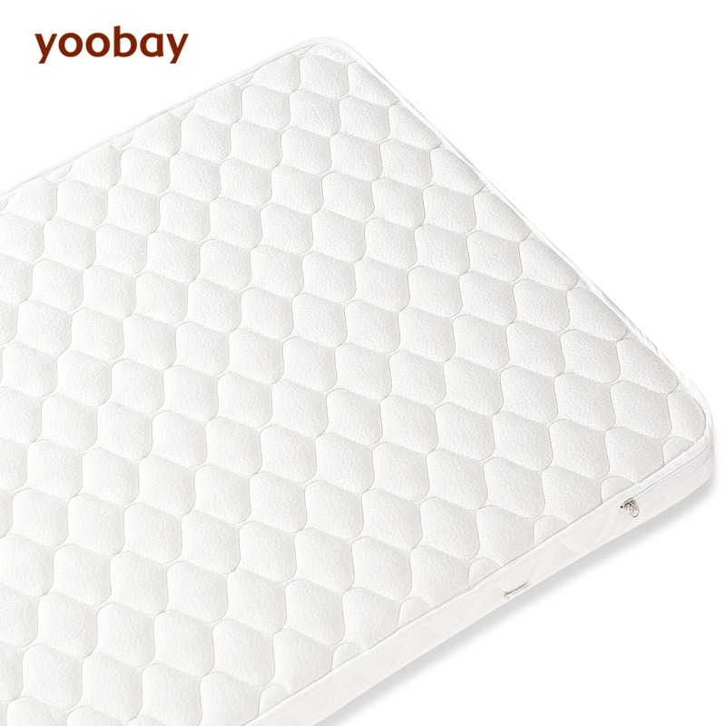 友贝（YOOBAY）婴儿床床垫 婴儿床垫 宝宝床垫 天然椰棕棕榈 120*65+30*65cm 隔尿乳胶款