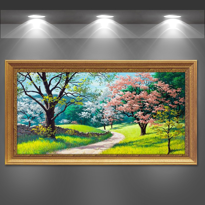 林格印象 油画卧室 壁画 客厅装饰画  沙发背景墙画风景山水挂画 c051