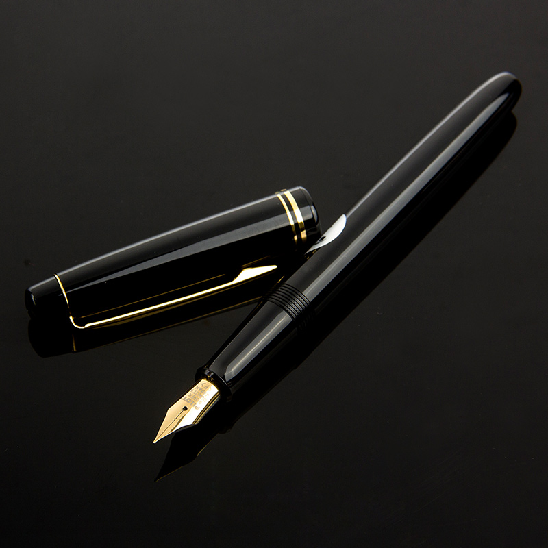 经典复古旋帽钢笔 78g墨水笔 学生白领教师练字 fp-78g 黑色 m尖/0.