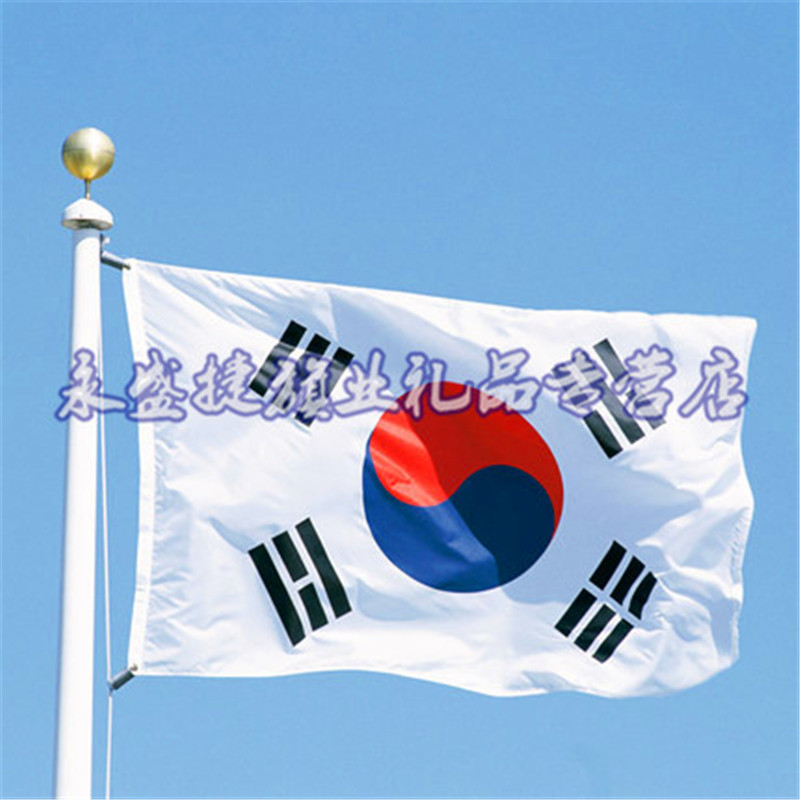 盛亨利 盛亨利 世界各国 各国国旗 外国旗帜 万国旗 韩国国旗 可定做