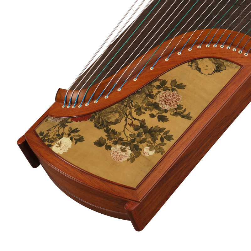 乐海 古筝专家监制专业演奏级奥氏黄檀材质古筝乐器 814h-bg北国春来