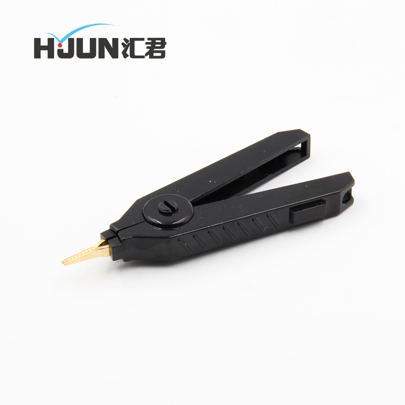 汇君 20a开尔文大号鳄鱼夹 铜镀金线夹子电夹子导线测试夹 电阻夹子