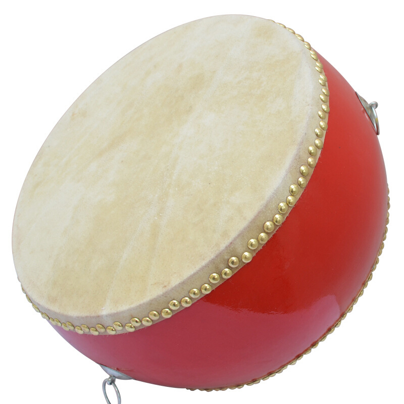奇宝居马氏传奇14寸牛皮威风鼓直径约45厘米扁鼓牛皮低战红鼓1.