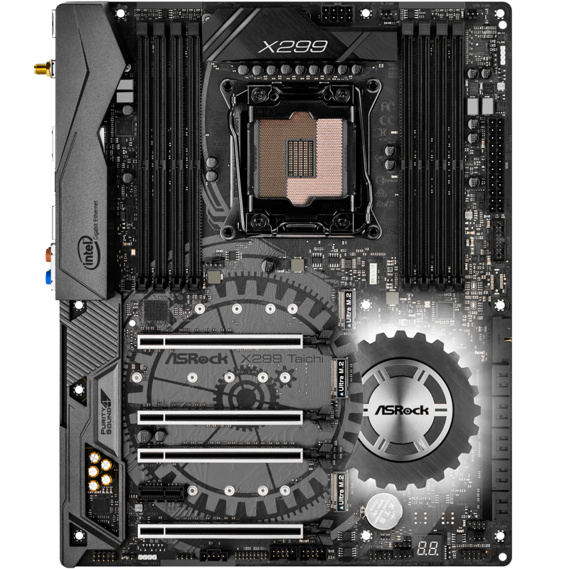 华擎（ASRock）X299 Taichi主板（ Intel X299/LGA 2066）