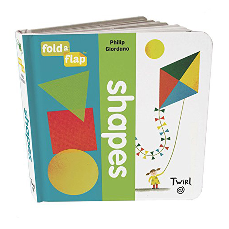 【现货】fold-a-flap: shapes折叠书 形状 幼儿英语启蒙图书 儿童趣味