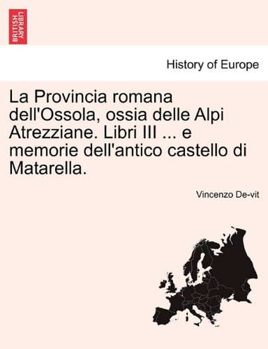 【预订】la provincia romana dellossola, ossia