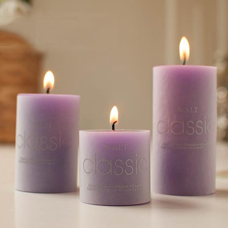 室内烛光晚餐表白蜡烛家用 紫色薰衣草 5*5cm一根(燃烧约10-12个小时)
