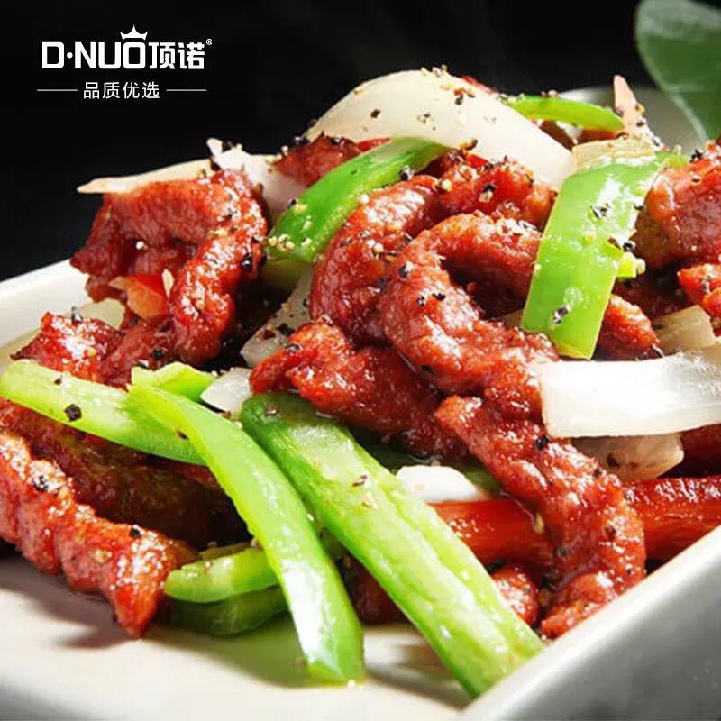 顶诺【煎烤涮炒】黑椒牛柳速食菜家庭烧烤食材生鲜小炒牛肉商用批发 牛柳150g*5袋1.5斤送刀叉黑椒酱