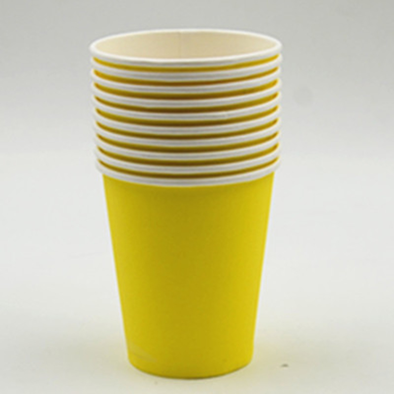 diy彩色一次性纸杯 10个装 幼儿园早教美术儿童手工制作材料 创意纸杯