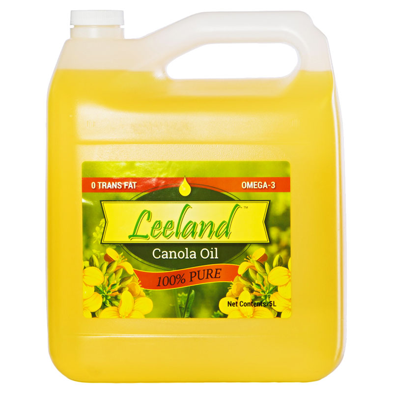 加拿大原装进口非转基因食用油 理岚Leeland低芥酸菜籽油 芥花籽油5L