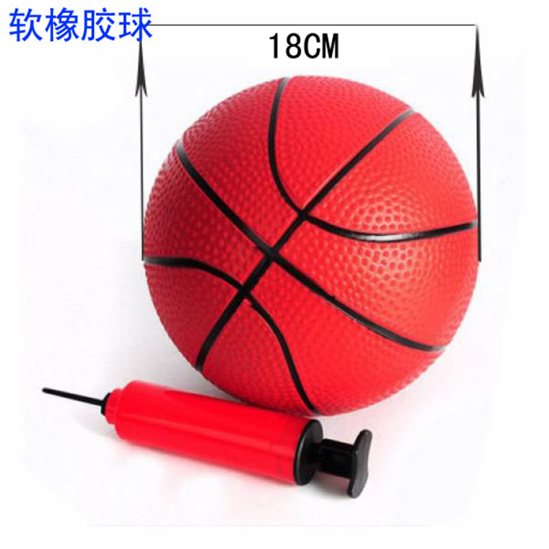 双航橡胶篮球 中学小学比赛训练用球 室内篮球 橡胶球 玩具球 3号18cm加厚软橡胶篮球(儿童游戏用)