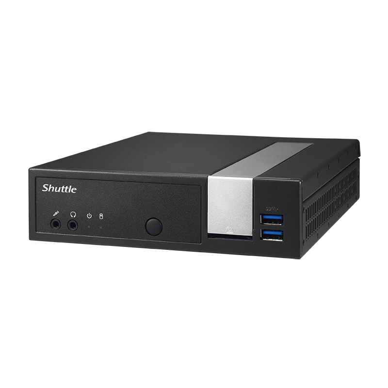 浩鑫(shuttle) dx30新平台赛扬j3355薄型电脑无风扇静音4k主机商用双