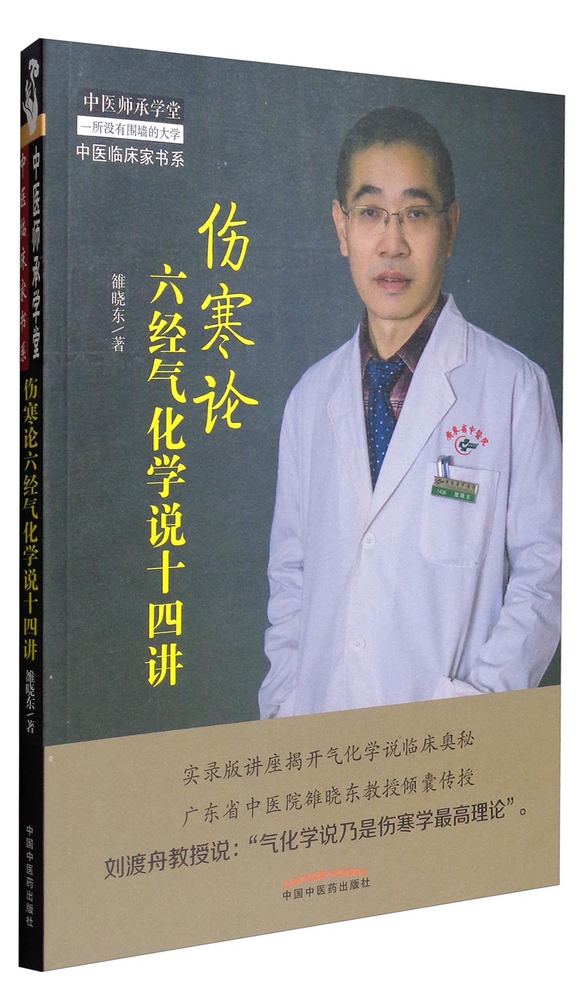 伤寒论六经气化学说十四讲 雒晓东 著 中医师承学堂丛书 中国中医药出版社 伤寒学书籍了解伤寒论书籍