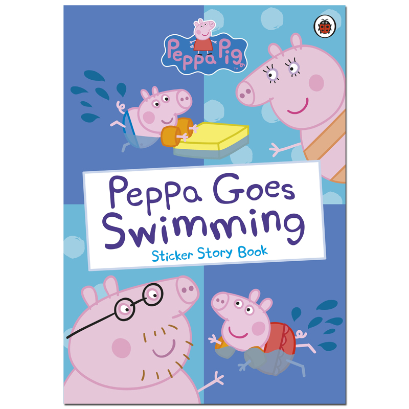 【现货】小猪佩奇【peppa pig】goes swimming 去游泳 趣味童书原版