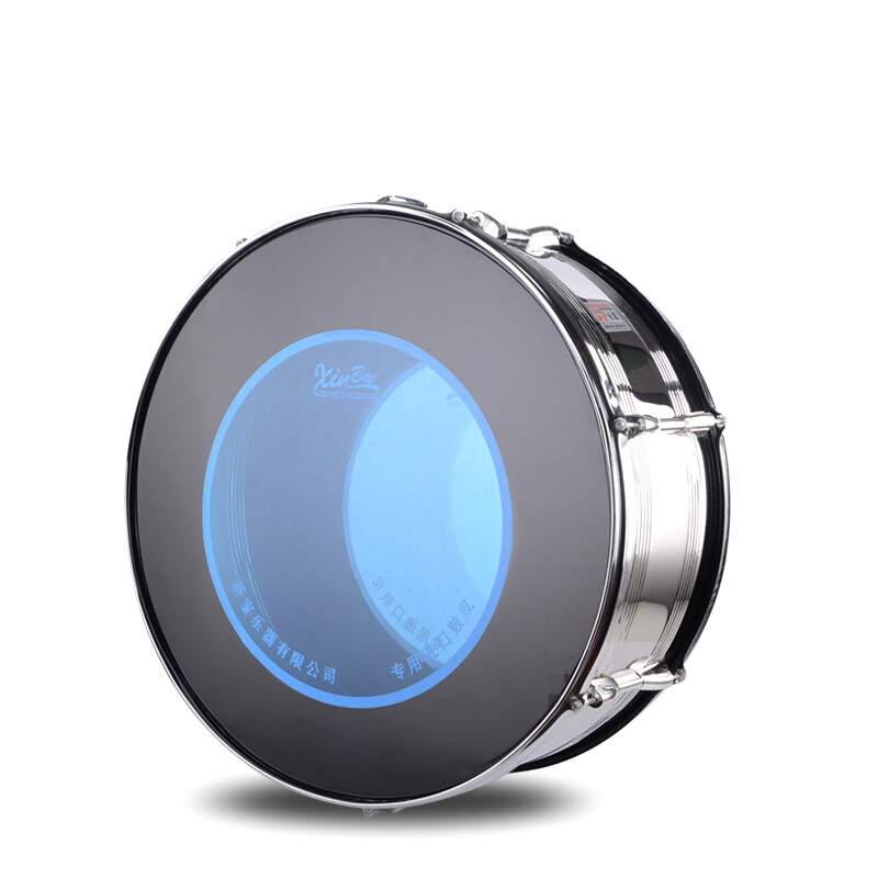 奇寶居 不銹鋼高大軍鼓 22英寸 195型  不銹鋼色藍皮22寸(鼓棒+背帶)