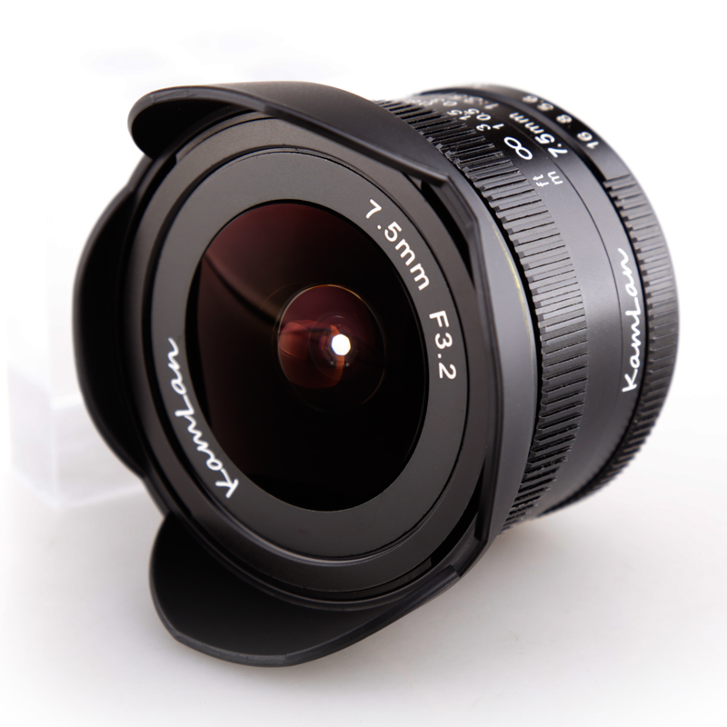 5mm 大光圈全景广角微单鱼眼松下奥林巴斯相机定焦镜头 m43 官方标配