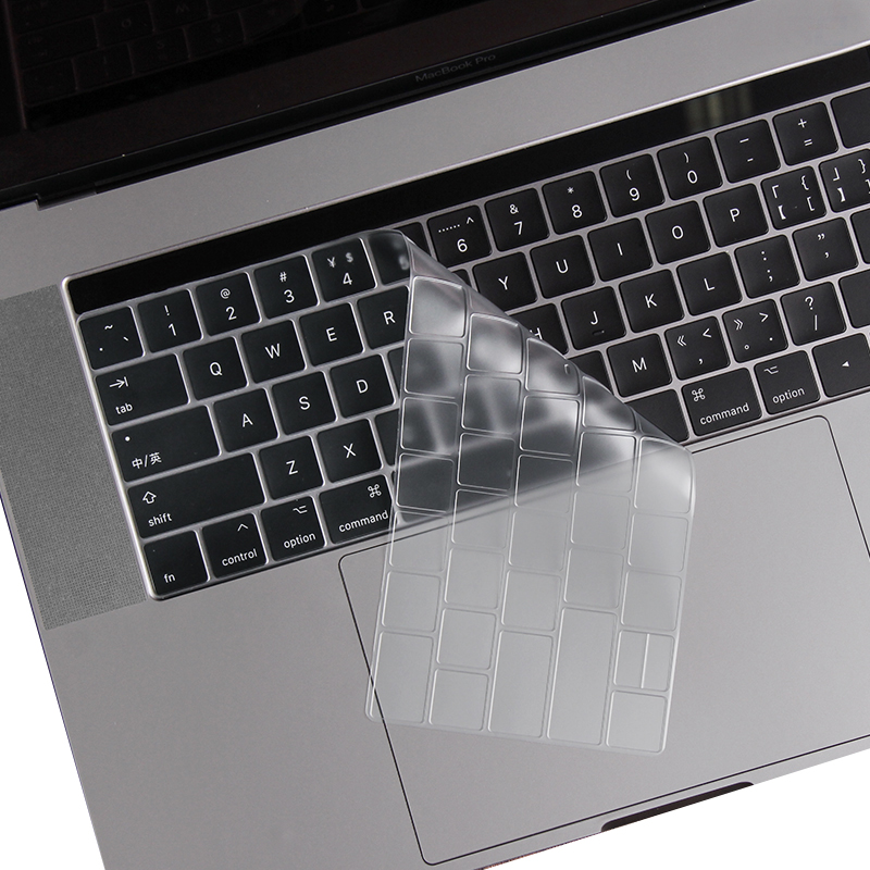 JRC 苹果macbook12电脑air13/pro13笔记本M1M2键盘膜pro14保护16贴膜 纳米散热透明键盘膜 18/19年款 Pro13/15 带Touch