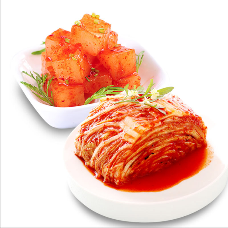 泡菜三口一品韩国麻辣80g半加工蔬菜