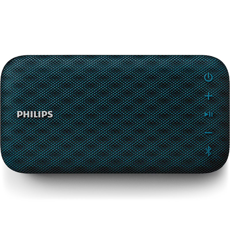 飞利浦（PHILIPS）BT3900 音乐手包 防水蓝牙音箱 纤薄便携电脑音响  户外运动/免提通话 蓝色