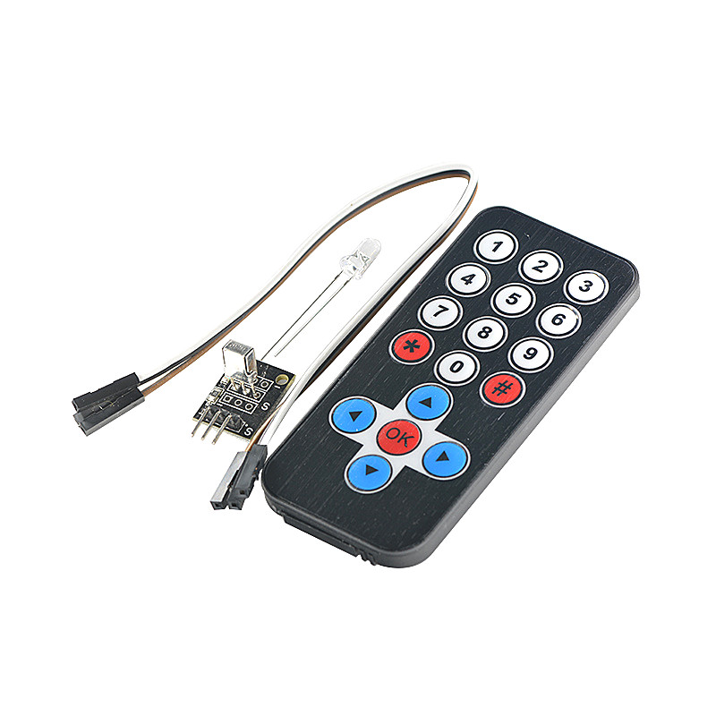 taotimeclub 单片机 红外遥控模块 接收头hx1838 nec编码红外 遥控器