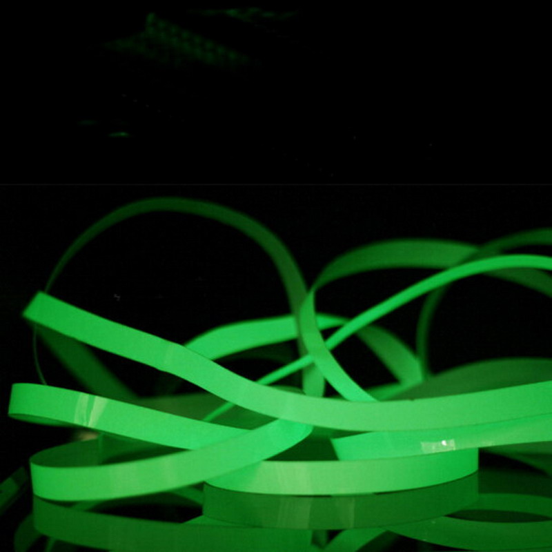 哲夜光胶带贴条 自发光指示蓄光膜 舞台装饰荧光贴纸 绿色宽5cm 两米