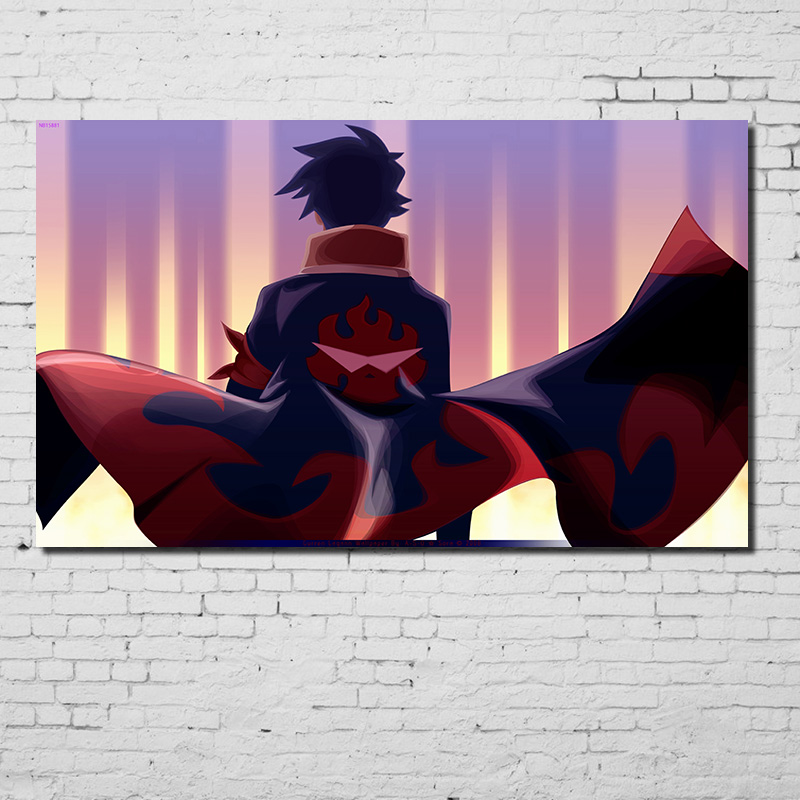 居梦坞 天元突破动漫海报周边 热血补番动漫 宿舍房间海报装饰墙贴