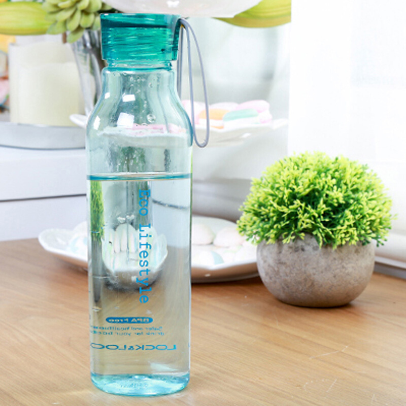 乐扣乐扣(lock&lock)夏季塑料杯运动水杯水壶杯子男女口杯 550ml 绿色