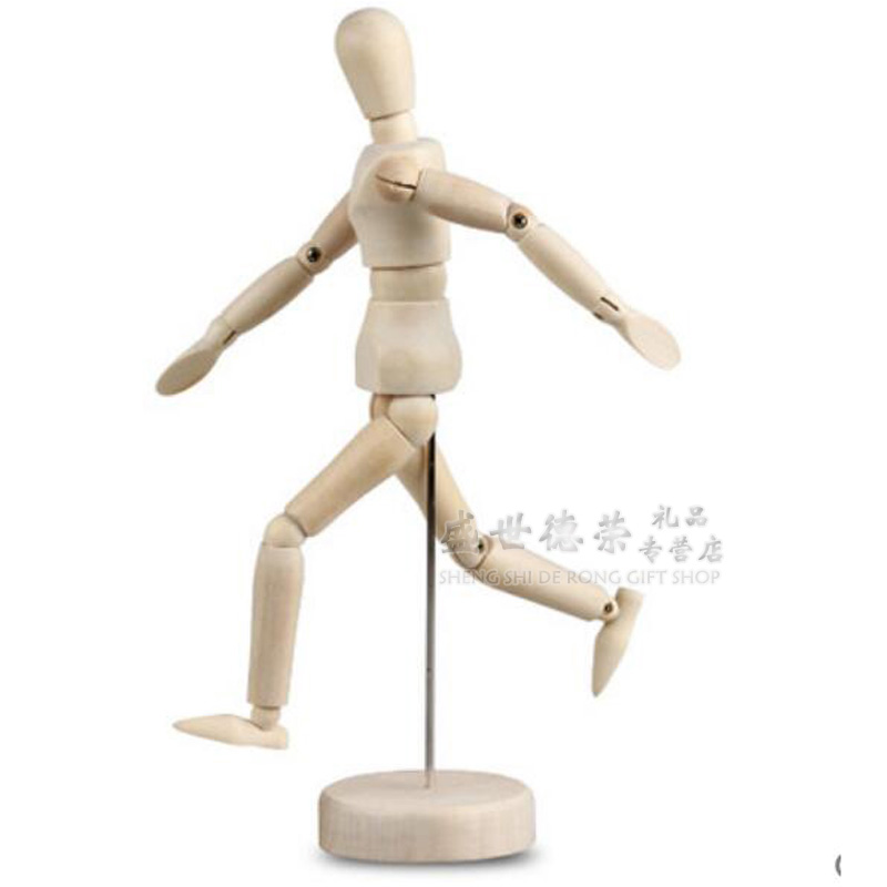 美术绘画动漫木头人偶模型关节手模女木手男木手儿童手木偶素描漫画木