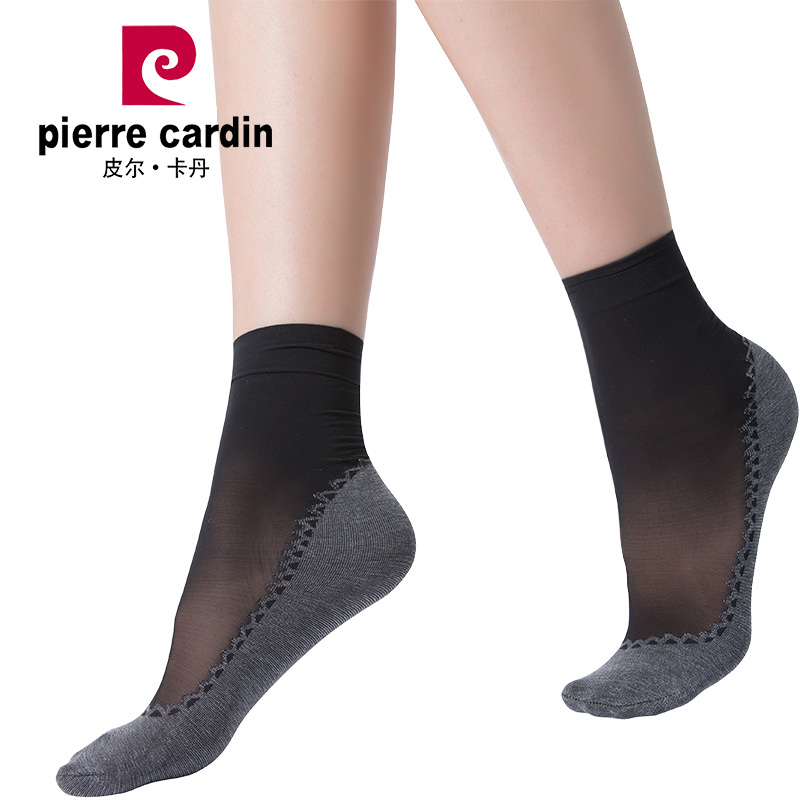 皮尔卡丹短丝袜女6双，舒适防滑高品质袜子推荐