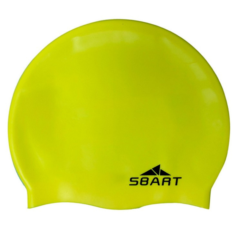 SBART硅胶游泳帽男女老少通用彩色泳帽 图一