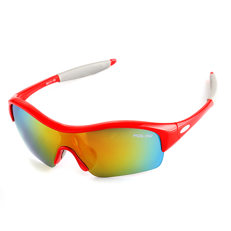 polisi 专业儿童骑行镜 男女童自行车骑行眼镜 户外运动防风护目镜