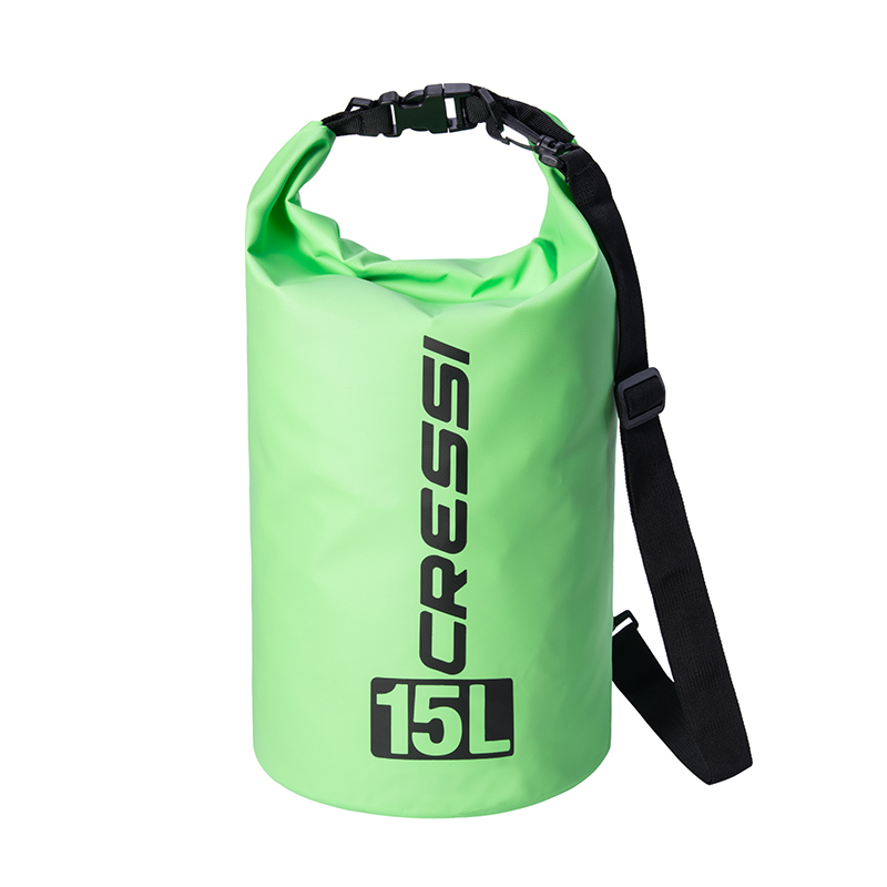 意大利CRESSI手机防水包防水袋 浮潜溯溪沙滩收纳包 户外旅行装备袋 大容量 绿色—15L